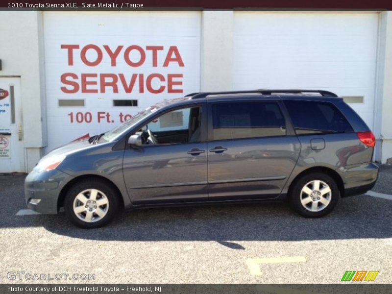 Slate Metallic / Taupe 2010 Toyota Sienna XLE