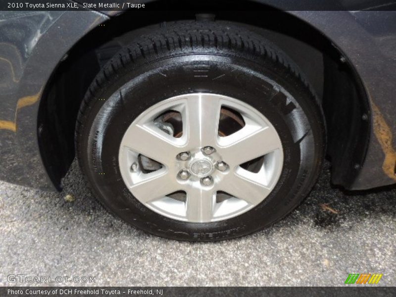 Slate Metallic / Taupe 2010 Toyota Sienna XLE