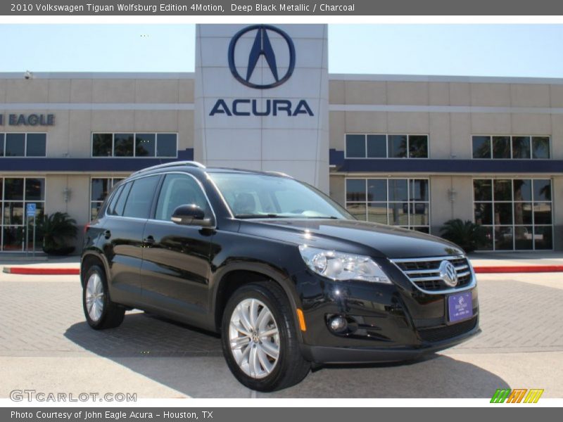 Deep Black Metallic / Charcoal 2010 Volkswagen Tiguan Wolfsburg Edition 4Motion