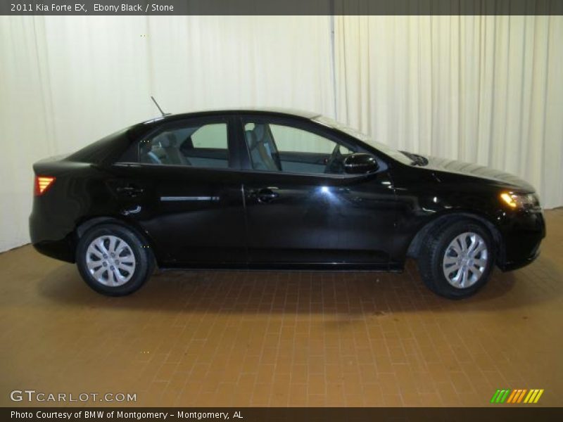 Ebony Black / Stone 2011 Kia Forte EX