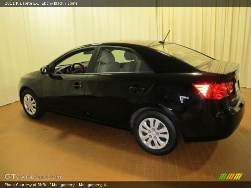Ebony Black / Stone 2011 Kia Forte EX