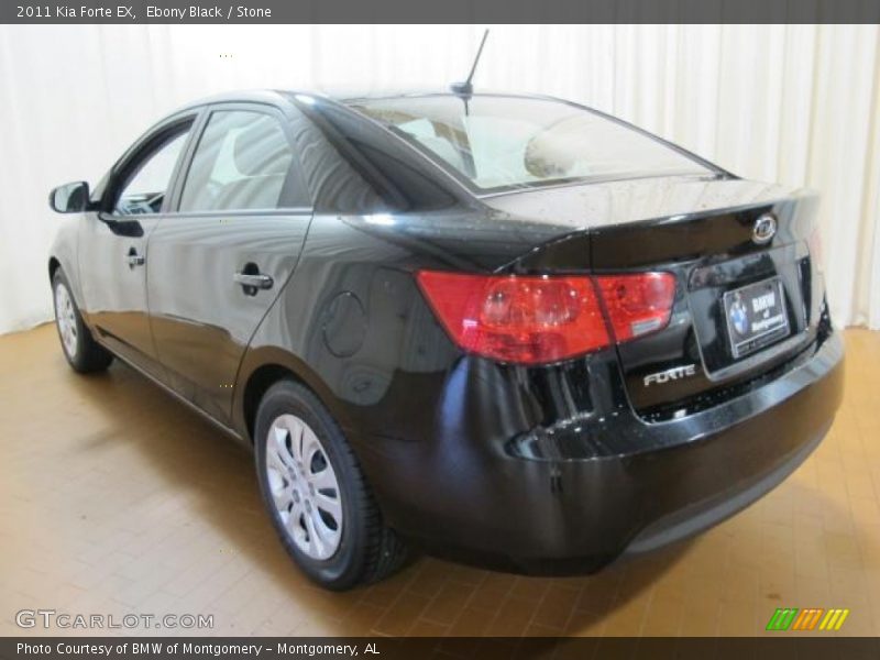Ebony Black / Stone 2011 Kia Forte EX