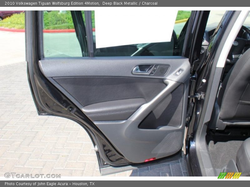 Deep Black Metallic / Charcoal 2010 Volkswagen Tiguan Wolfsburg Edition 4Motion