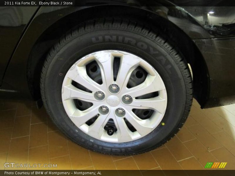 Ebony Black / Stone 2011 Kia Forte EX
