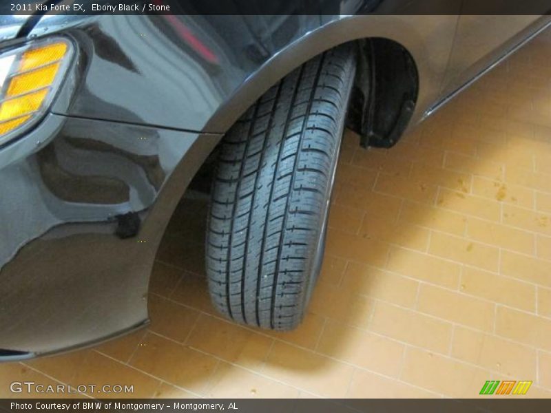 Ebony Black / Stone 2011 Kia Forte EX