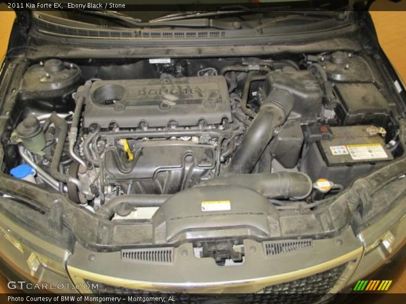 Ebony Black / Stone 2011 Kia Forte EX