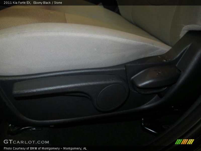 Ebony Black / Stone 2011 Kia Forte EX
