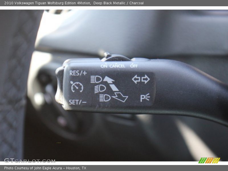 Deep Black Metallic / Charcoal 2010 Volkswagen Tiguan Wolfsburg Edition 4Motion