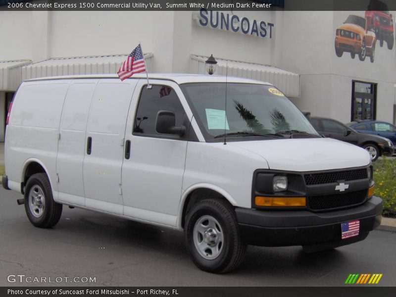 Summit White / Medium Dark Pewter 2006 Chevrolet Express 1500 Commercial Utility Van