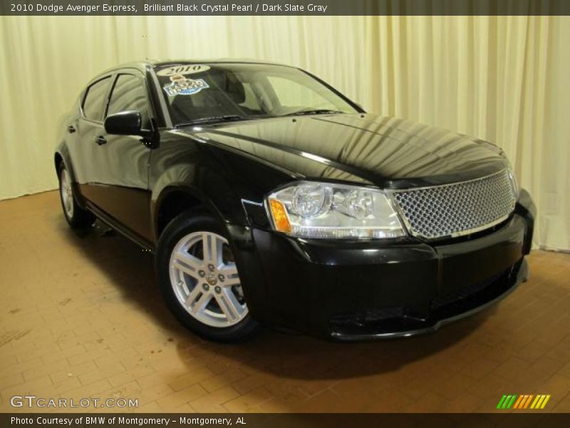 Brilliant Black Crystal Pearl / Dark Slate Gray 2010 Dodge Avenger Express