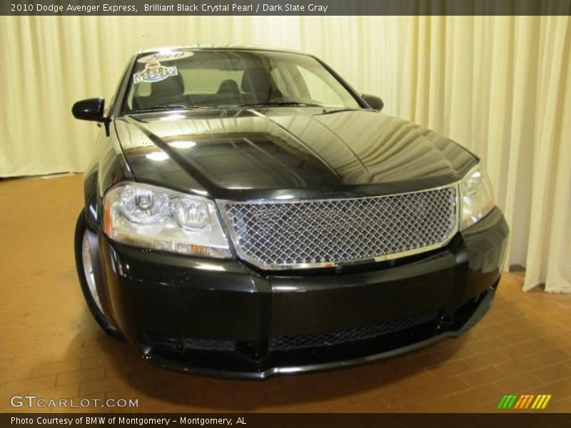 Brilliant Black Crystal Pearl / Dark Slate Gray 2010 Dodge Avenger Express