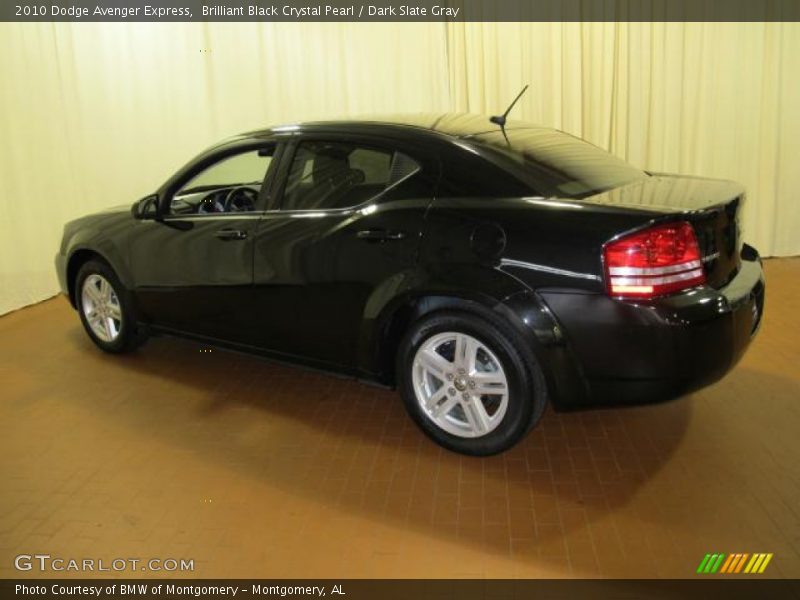 Brilliant Black Crystal Pearl / Dark Slate Gray 2010 Dodge Avenger Express