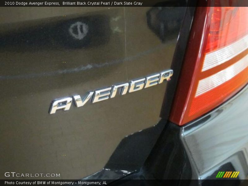 Brilliant Black Crystal Pearl / Dark Slate Gray 2010 Dodge Avenger Express