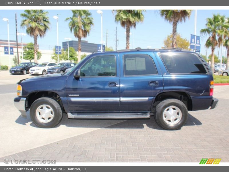 Deep Blue Metallic / Neutral/Shale 2005 GMC Yukon SLT