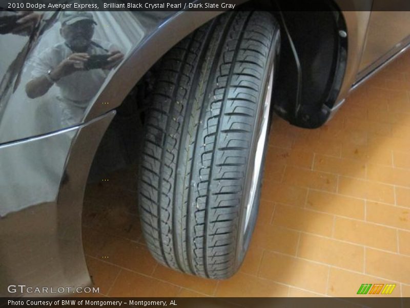 Brilliant Black Crystal Pearl / Dark Slate Gray 2010 Dodge Avenger Express
