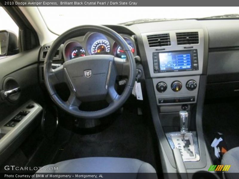 Brilliant Black Crystal Pearl / Dark Slate Gray 2010 Dodge Avenger Express