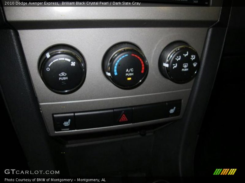 Brilliant Black Crystal Pearl / Dark Slate Gray 2010 Dodge Avenger Express