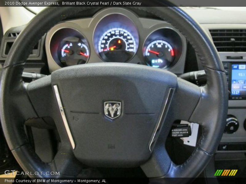 Brilliant Black Crystal Pearl / Dark Slate Gray 2010 Dodge Avenger Express