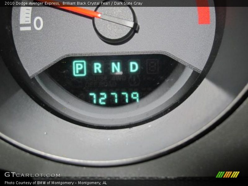 Brilliant Black Crystal Pearl / Dark Slate Gray 2010 Dodge Avenger Express