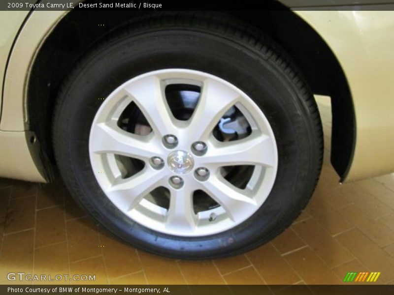 Desert Sand Metallic / Bisque 2009 Toyota Camry LE