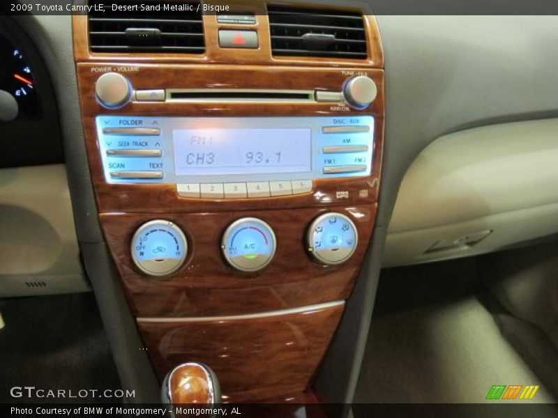 Desert Sand Metallic / Bisque 2009 Toyota Camry LE