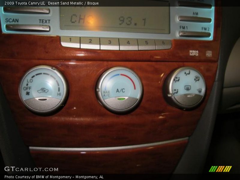 Desert Sand Metallic / Bisque 2009 Toyota Camry LE