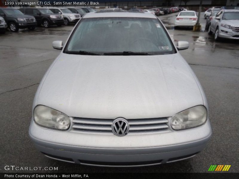 Satin Silver Metallic / Black 1999 Volkswagen GTI GLS