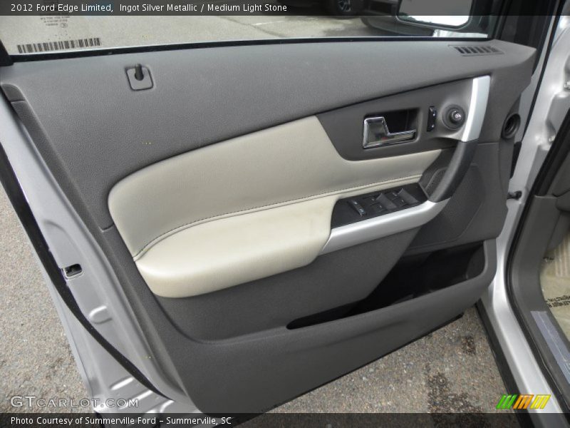 Ingot Silver Metallic / Medium Light Stone 2012 Ford Edge Limited
