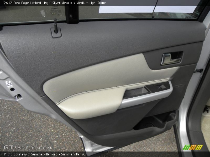Ingot Silver Metallic / Medium Light Stone 2012 Ford Edge Limited
