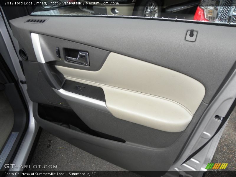 Ingot Silver Metallic / Medium Light Stone 2012 Ford Edge Limited