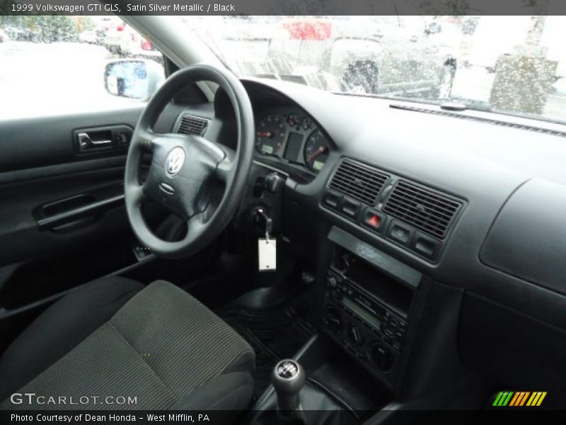 Satin Silver Metallic / Black 1999 Volkswagen GTI GLS