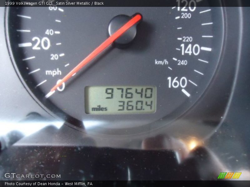 Satin Silver Metallic / Black 1999 Volkswagen GTI GLS