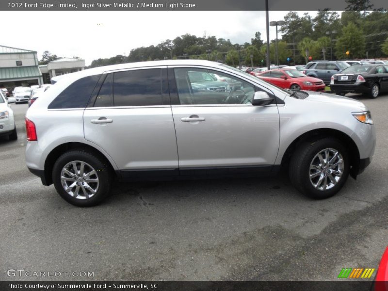 Ingot Silver Metallic / Medium Light Stone 2012 Ford Edge Limited