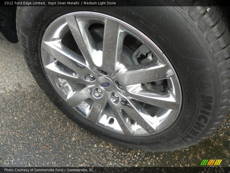 Ingot Silver Metallic / Medium Light Stone 2012 Ford Edge Limited