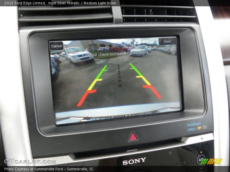 Ingot Silver Metallic / Medium Light Stone 2012 Ford Edge Limited