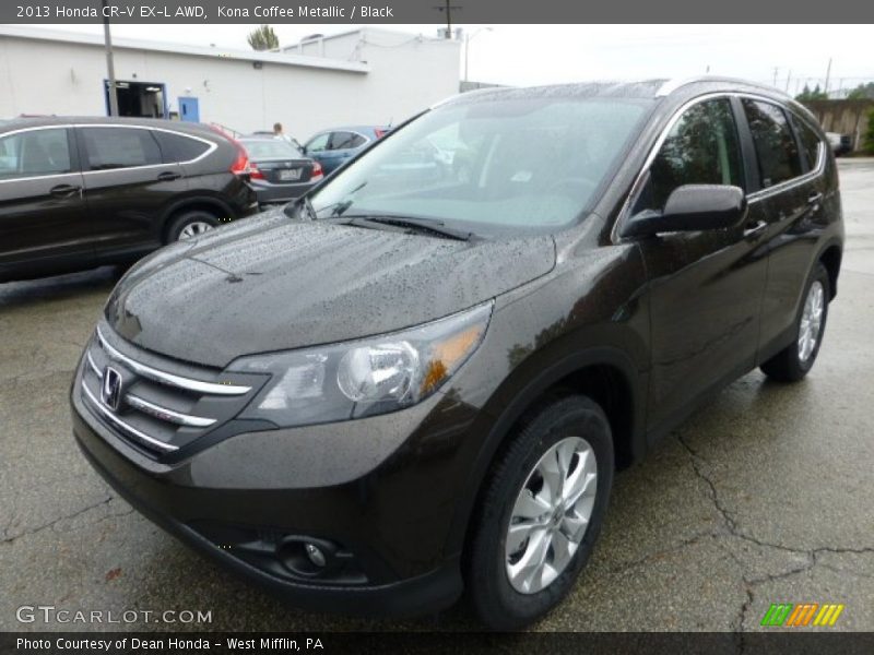 Kona Coffee Metallic / Black 2013 Honda CR-V EX-L AWD