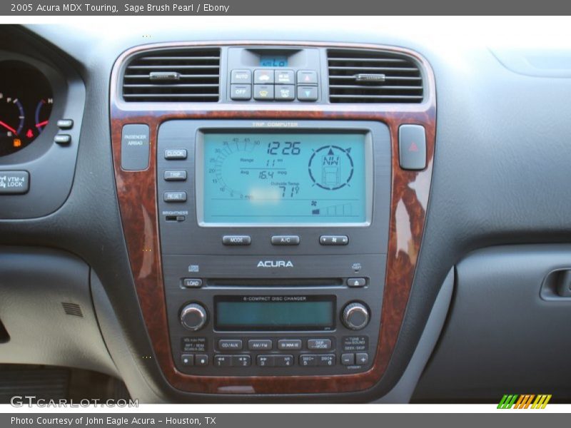 Sage Brush Pearl / Ebony 2005 Acura MDX Touring