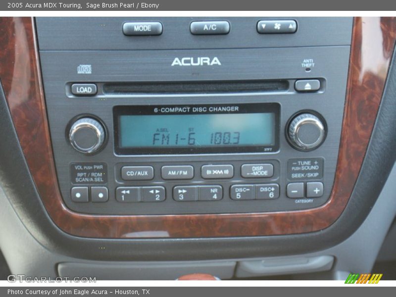 Sage Brush Pearl / Ebony 2005 Acura MDX Touring