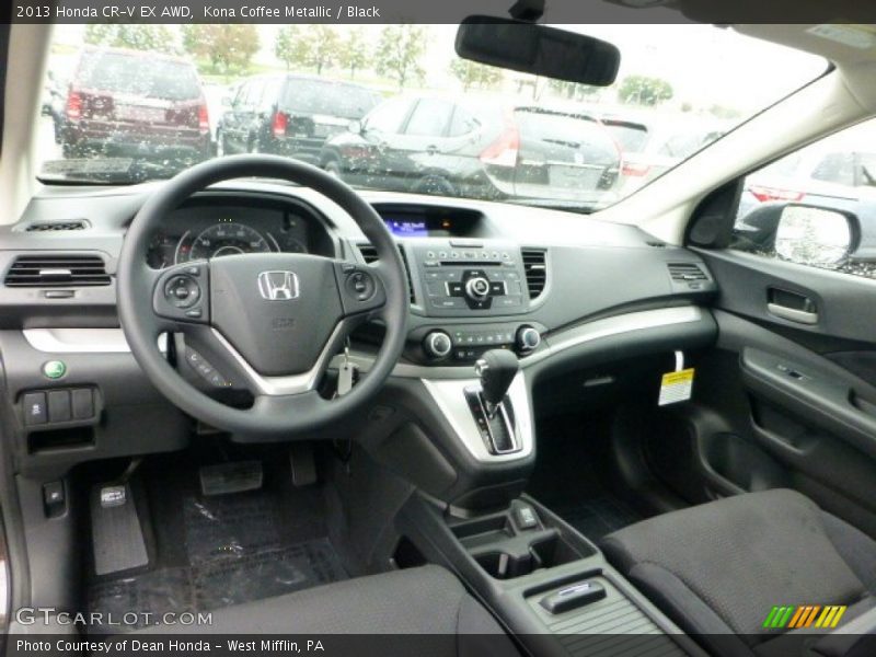 Black Interior - 2013 CR-V EX AWD 