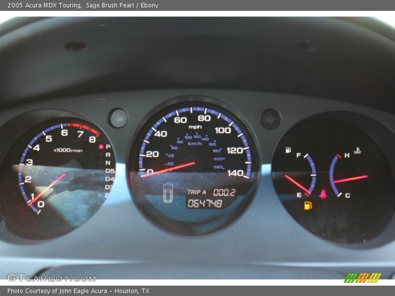 Sage Brush Pearl / Ebony 2005 Acura MDX Touring