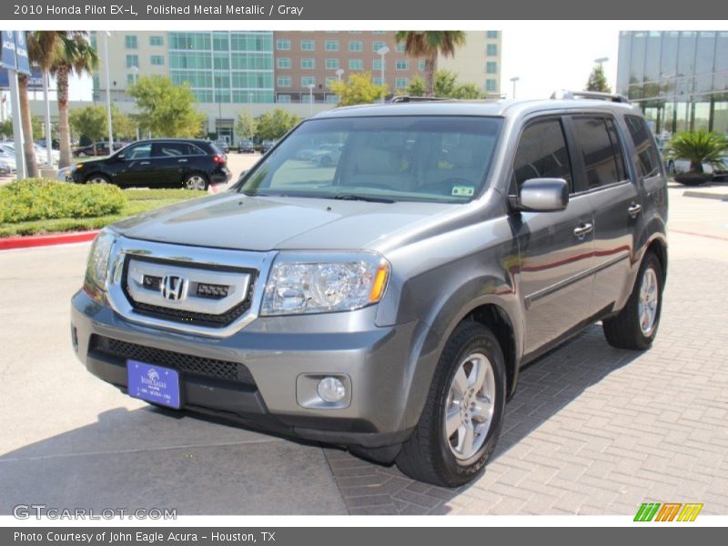 Polished Metal Metallic / Gray 2010 Honda Pilot EX-L