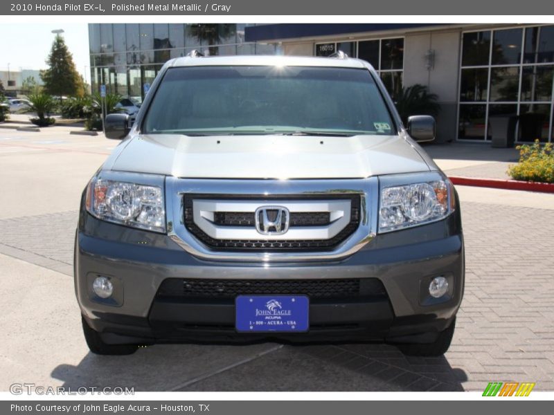Polished Metal Metallic / Gray 2010 Honda Pilot EX-L