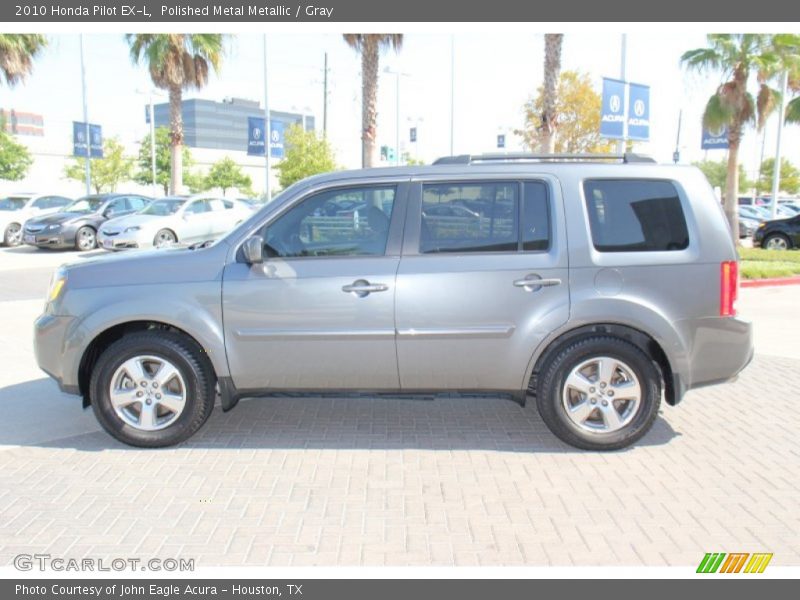 Polished Metal Metallic / Gray 2010 Honda Pilot EX-L
