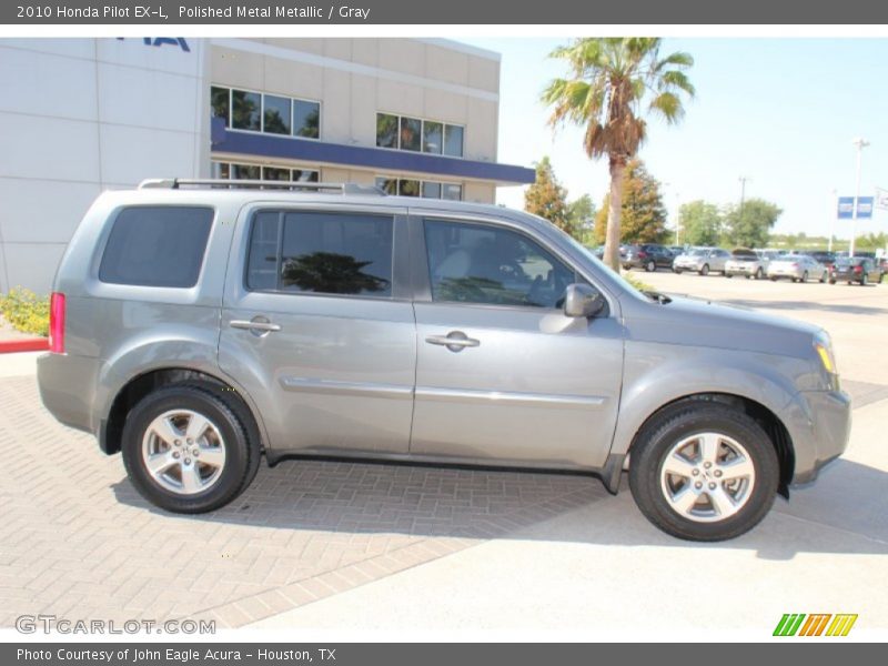 Polished Metal Metallic / Gray 2010 Honda Pilot EX-L