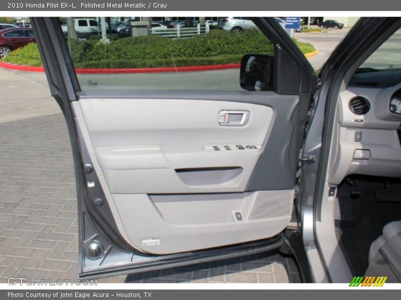 Polished Metal Metallic / Gray 2010 Honda Pilot EX-L