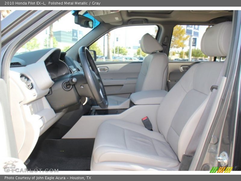 Polished Metal Metallic / Gray 2010 Honda Pilot EX-L