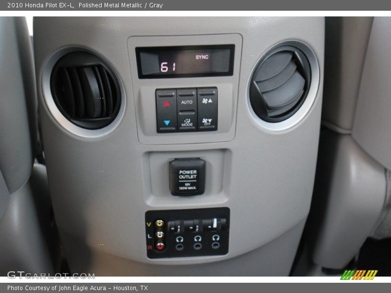 Polished Metal Metallic / Gray 2010 Honda Pilot EX-L