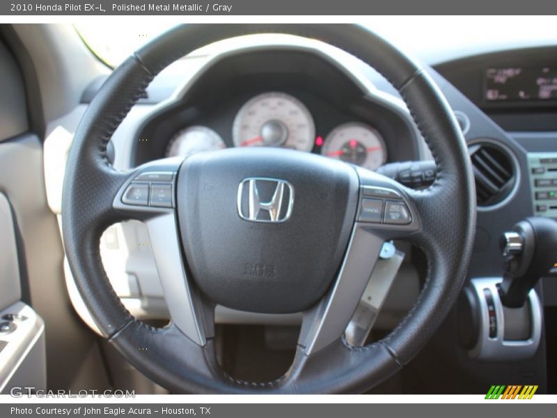 Polished Metal Metallic / Gray 2010 Honda Pilot EX-L