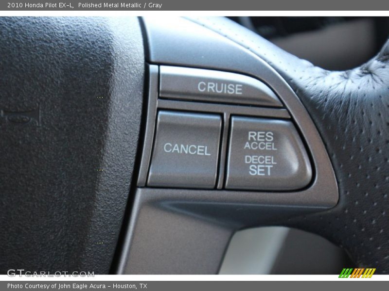 Polished Metal Metallic / Gray 2010 Honda Pilot EX-L