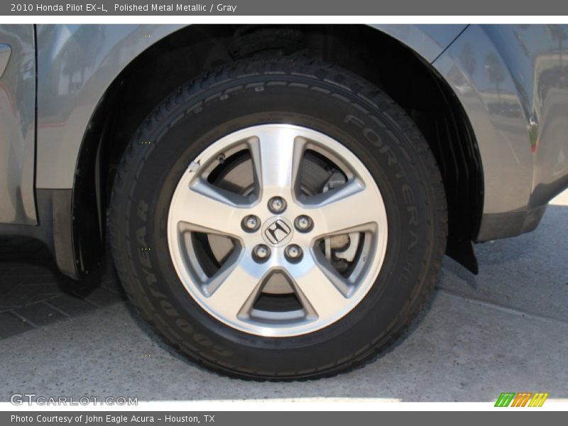 Polished Metal Metallic / Gray 2010 Honda Pilot EX-L